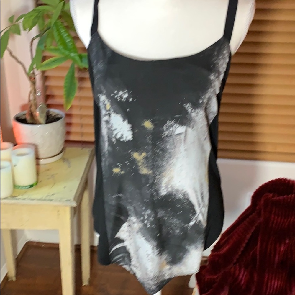 Helmut Lang Silk/Spandex top
